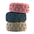 Blush Pink Velvet Hampton Pouffe 3D model small image 4