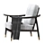 Kiara Mid Century Accent Chair 3D model small image 3