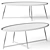 Gweneth Oval Coffee Table: Sleek Elegance for Your Space 3D model small image 2