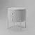 Round Bedside Table: Sleek and Stylish 3D model small image 2