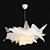 Ethereal White Pendant Lamp 3D model small image 1