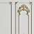 Elegant Wall Moulding Design 3D model small image 3