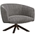 Luxurious Livre Swivel Armchair by Gallotti & Radice 3D model small image 1