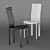 Cattelan Italia Elan Drive Dining Table & Lara Chairs Set 3D model small image 3