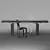 Cattelan Italia Elan Drive Dining Table & Lara Chairs Set 3D model small image 4