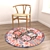 Title: Versatile Round Rugs Set 3D model small image 4