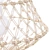 Bohemian Macrame Lampshade: Indila 3D model small image 5