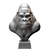  Playful Primate Sculpture | Handcrafted Monkey Statue 3D model small image 2