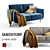 SMEDSTORP 2-Seater Sofa | 165x94x88 cm 3D model small image 1