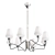 Crystal Lux RAUL SP8 Chandelier 3D model small image 1