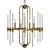 Elegant Pillar Chandelier 3D model small image 1