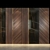 Modern Wood Wall Panel 51 3D model small image 1