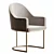 Elegant Isabel Dining Armchair 3D model small image 3