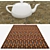 Versatile Set of 6 Rugs 3D model small image 4