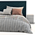 Luxury Dark Teal Velvet Bed 3D model small image 4