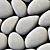 Flat Pebble Panel Decor #1 3D model small image 4