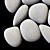 Flat Pebble Panel Decor #1 3D model small image 5