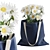 Dainty Daisies: Stunning Floral Decor 3D model small image 1