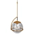 Sleek Glass Globe Ceiling Light 3D model small image 2