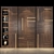 Elegant Cabinet Furniture 0391 3D model small image 1