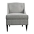 Elegant Calion Armchair: Stylish Comfort in Every Detail 3D model small image 3