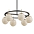 Elegant Alluria 6-Light Chandelier 3D model small image 1