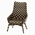 Jet Velvet Armchair: Elegant and Comfortable 3D model small image 4