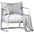Griggs Modern Chair: Sleek Design & Ultimate Comfort 3D model small image 5