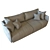 Salla Sofa Bed: Stylish and Space-Saving Design 3D model small image 5