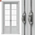 Elegant Cremones: Classic Doors 3D model small image 1