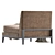 Elegant ATLANTA Armchair: Stylish Comfort. 3D model small image 3