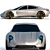 Porsche Taycan: Hybrid Electric Luxury 3D model small image 3