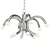 Italian Chrome Chandelier: Mid-Century Elegance 3D model small image 1