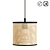 Natural Wicker Rattan Lampshade 3D model small image 1