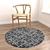 Versatile Set of 6 Round Rugs 3D model small image 4