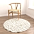 Versatile Set of 6 Round Rugs 3D model small image 5