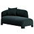 Modern Taru 1 Arm Sofa 3D model small image 2