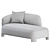 Modern Taru 1 Arm Sofa 3D model small image 5