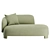 Modern Taru 1 Arm Sofa 3D model small image 6