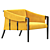 Sleek Payson Chair: Modern Comfort 3D model small image 1