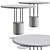 Luxury Burraco Table with Elegant Design 3D model small image 2