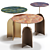 Nicola Metal Side Tables: Modern, Versatile Design 3D model small image 1