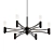 Favourite Tropfen Pendant Chandelier 3D model small image 1