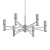 Favourite Tropfen Pendant Chandelier 3D model small image 2