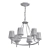 Elegant Odeon Dogana Chandelier 3D model small image 2