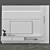 Modern TV Wall Set with V-Ray Materials 3D model small image 4