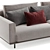 Rolf Benz Volo: Contemporary Corner Sofa 3D model small image 3