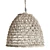 Natural Rattan Dome Pendant 3D model small image 5