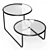 Modernist Stepped Coffee Table 3D model small image 4