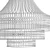 Tulane Abaca-Wrapped Tiered Chandelier 3D model small image 6